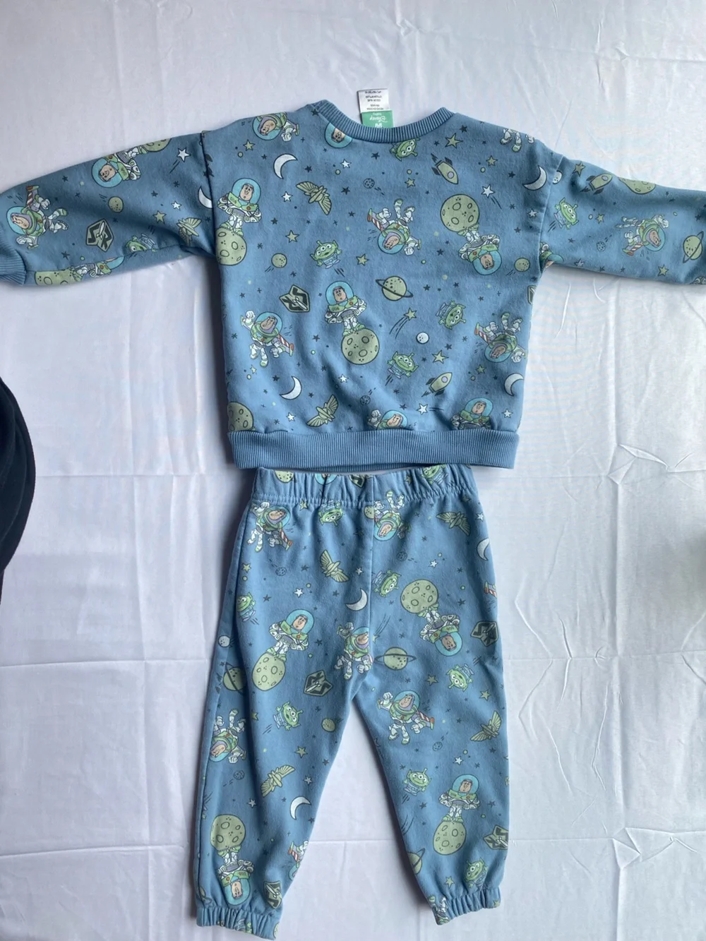 Disney Toddler 24m Buzz Lightyear Toy Story Matching Comfy Sweat Set Blue